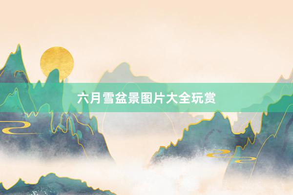 六月雪盆景图片大全玩赏